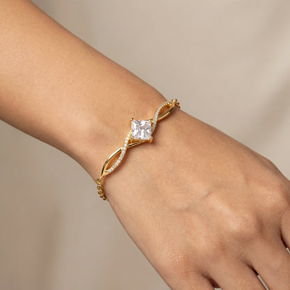The Seraphina Azure Infinity Bracelet